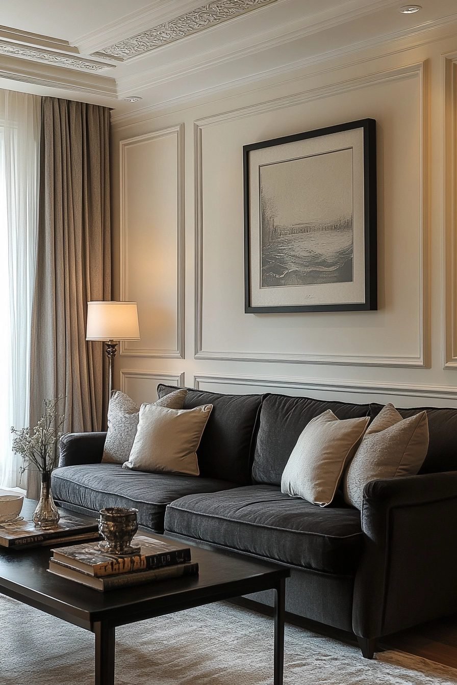 29 Charcoal Couch Living Room Ideas To Add Sophistication To Your Home ...