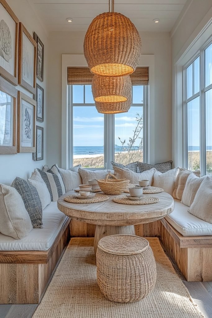 Sunlit Boho Breakfast Nook