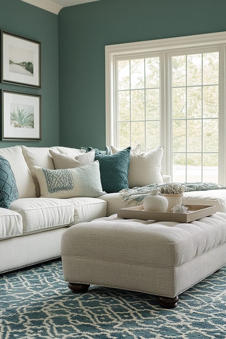 29 Green Living Room Ideas To Refresh Your Home's Style - Courtneys World