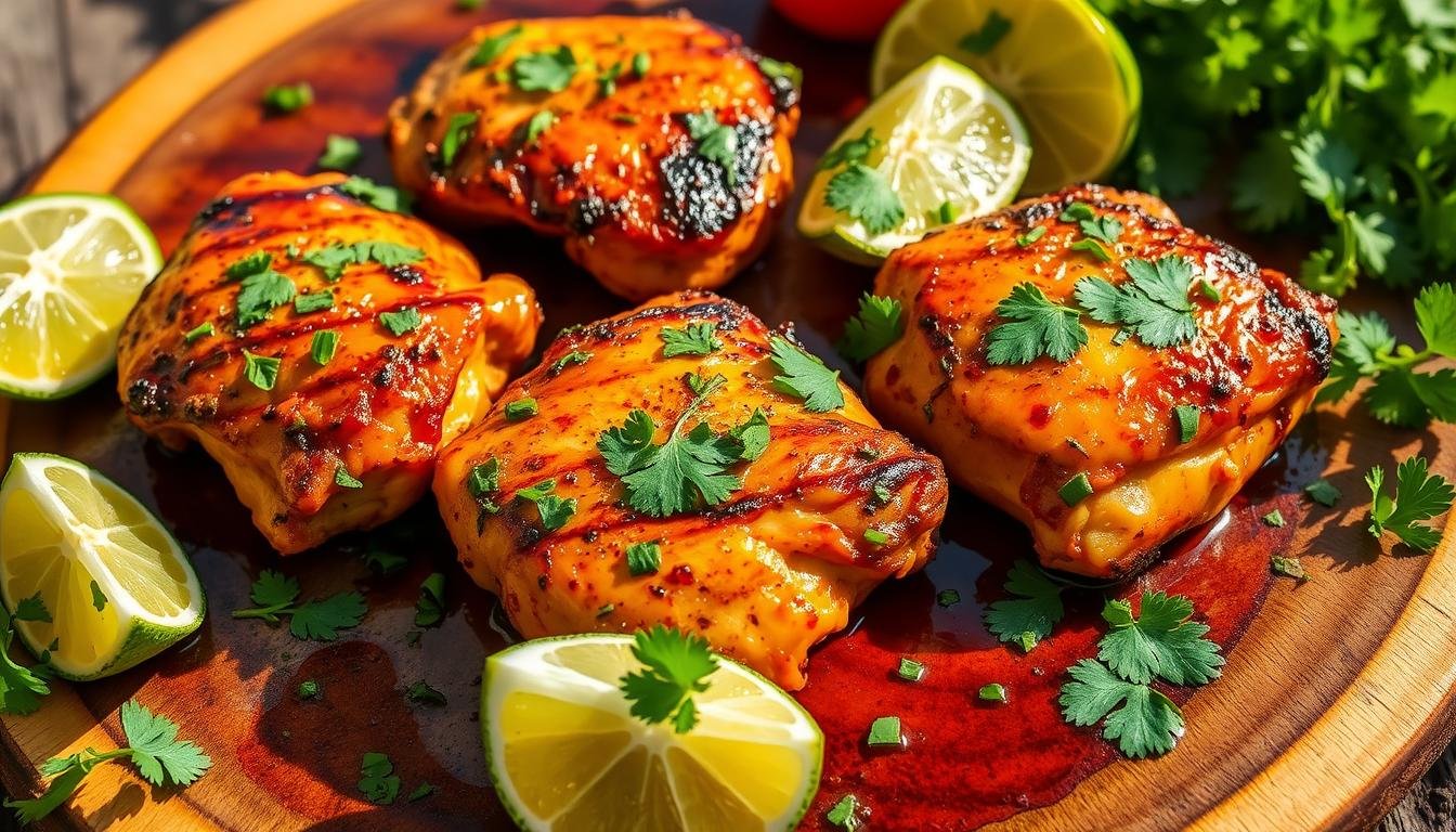 Helish Chicken Zesty Tequila-Lime Chicken Thighs Recipe