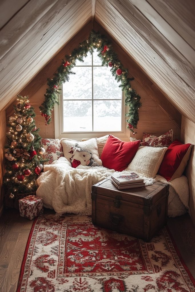 Traditional Christmas Attic