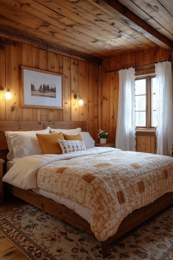 Tranquil Timber Bedroom