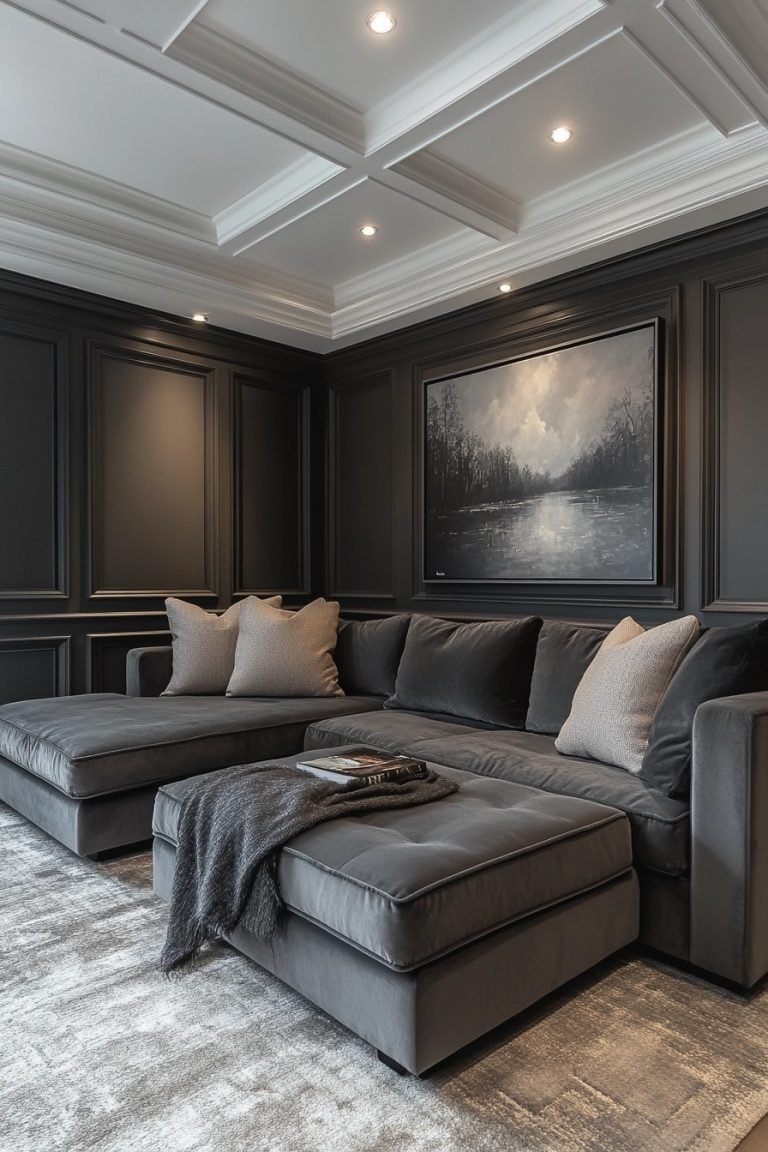 29 Charcoal Couch Living Room Ideas To Add Sophistication To Your Home ...