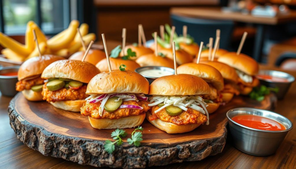 Variations of chicken slider recipes