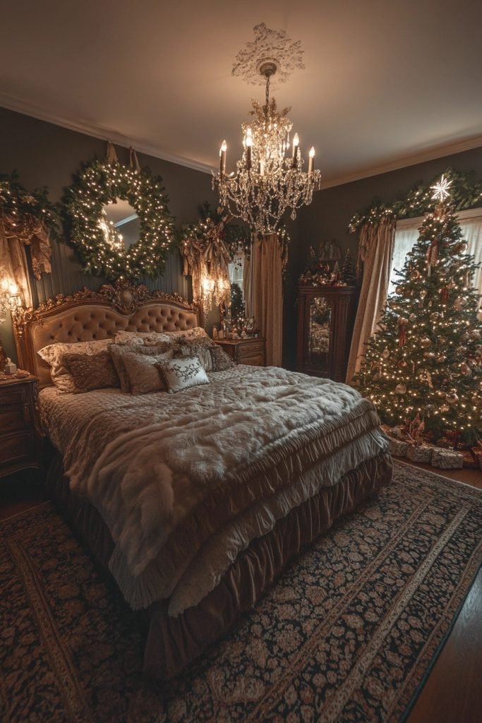 Vintage Glam Master Bedroom