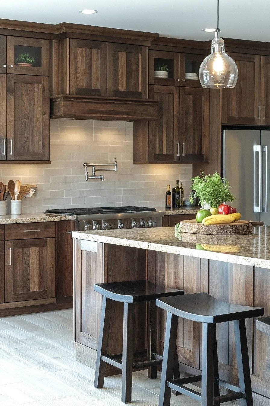 19 Brown Kitchen Cabinets To Elevate Your Kitchen With Natural Tones ...