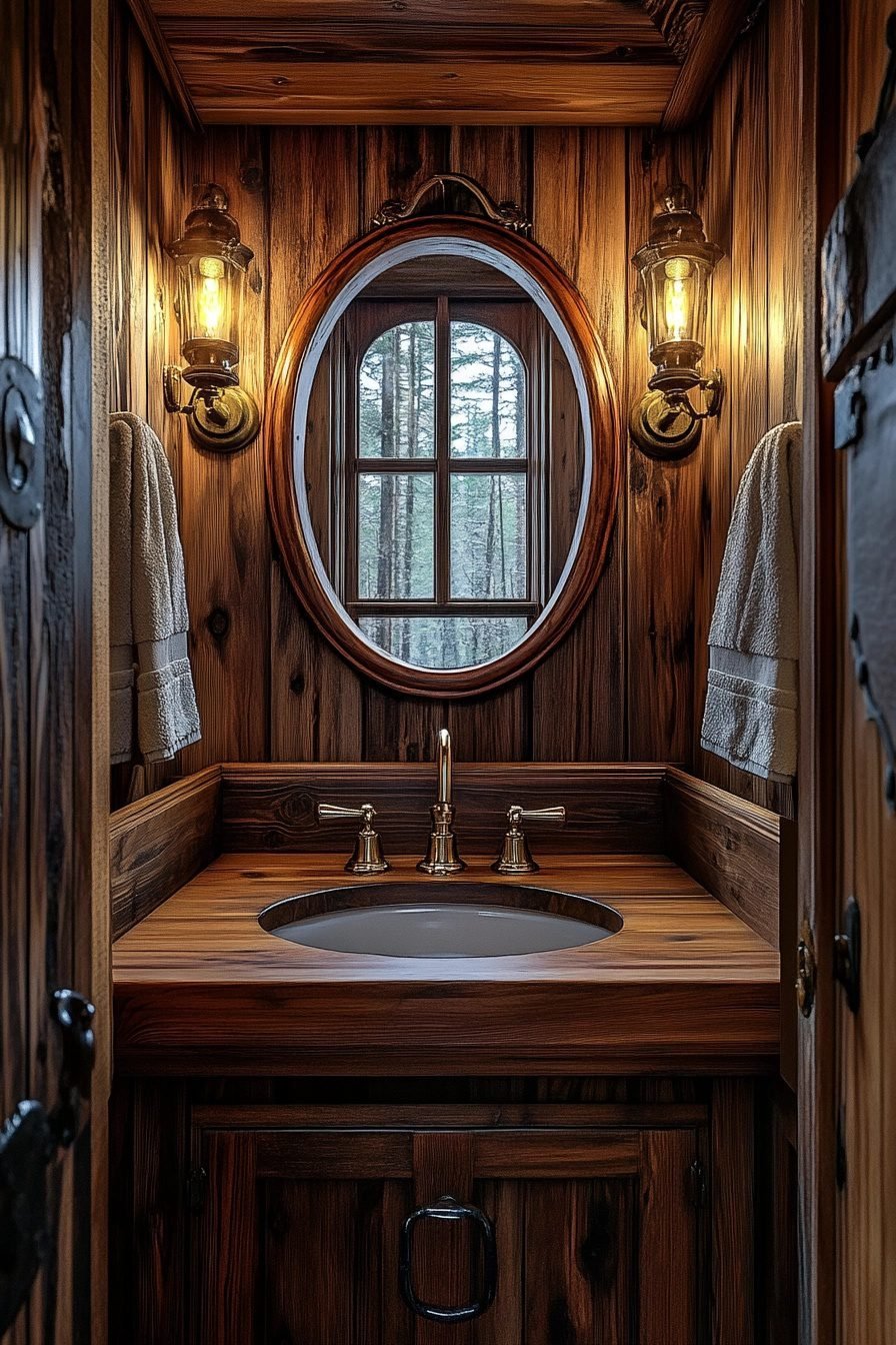 29 Little Cabin Bathroom Ideas That Make Small Spaces Shine - Courtneys ...