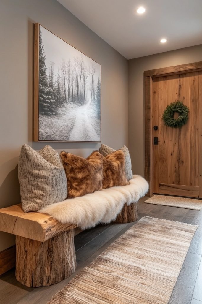 Warm Woodland Foyer