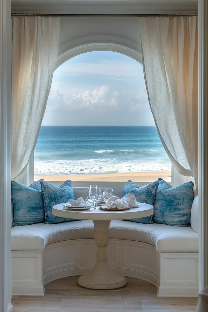 Wave Watching Breakfast Nook