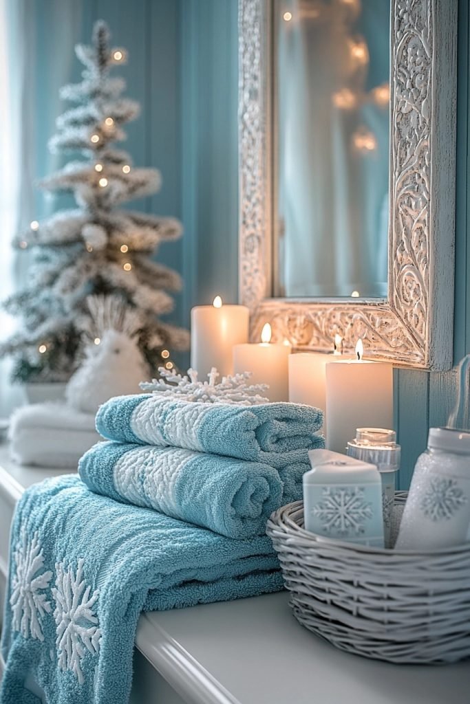 Winter Wonderland Restroom