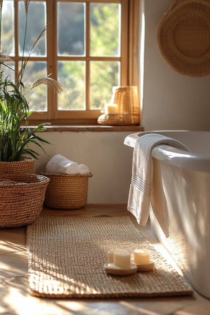Woven Warmth Washroom
