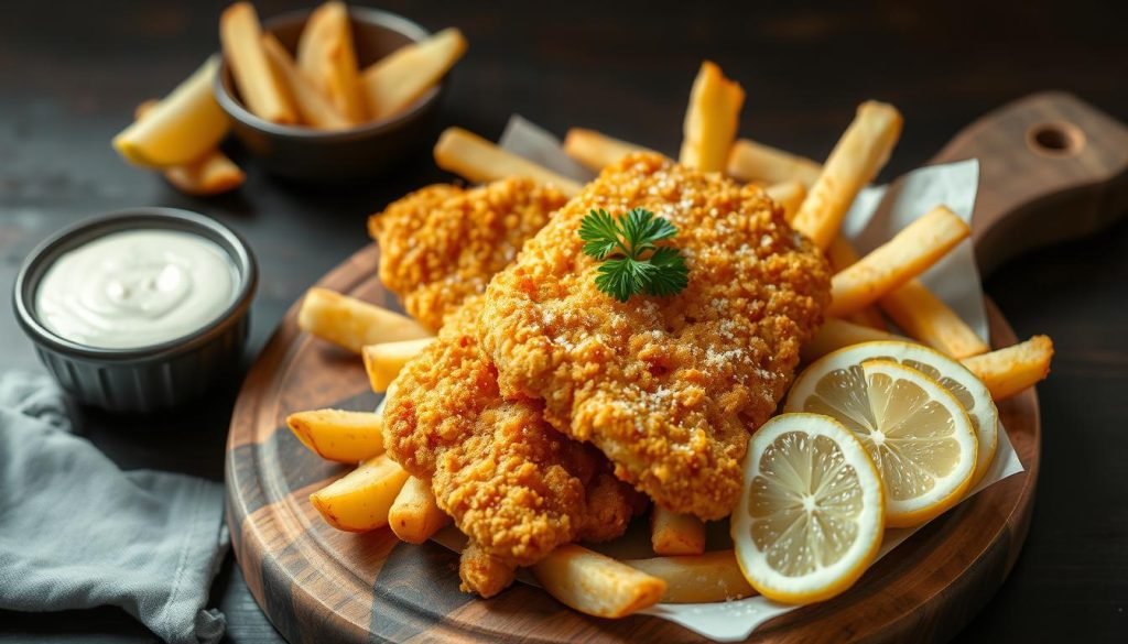 air fryer fish presentation