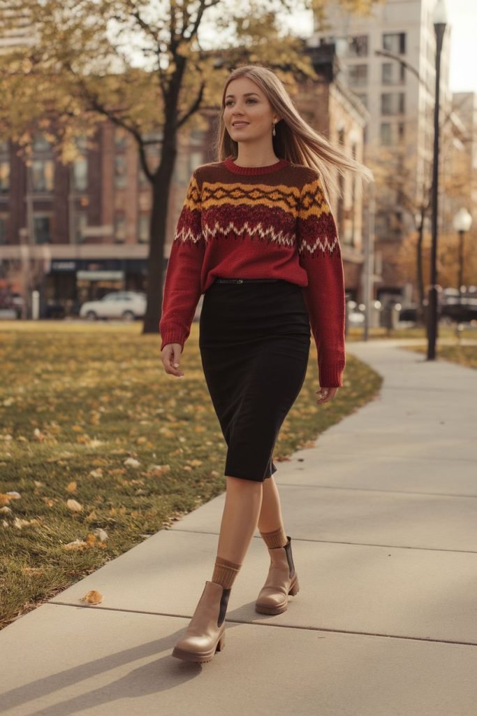 Fall Fashion Skirt Outfits