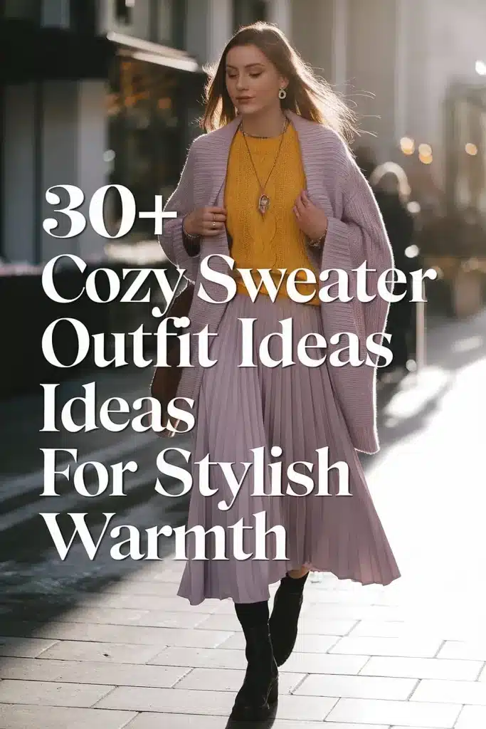 Sweater Outfit Ideas
