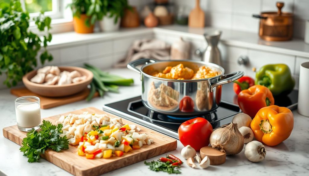 how to cook coconut curry chicken