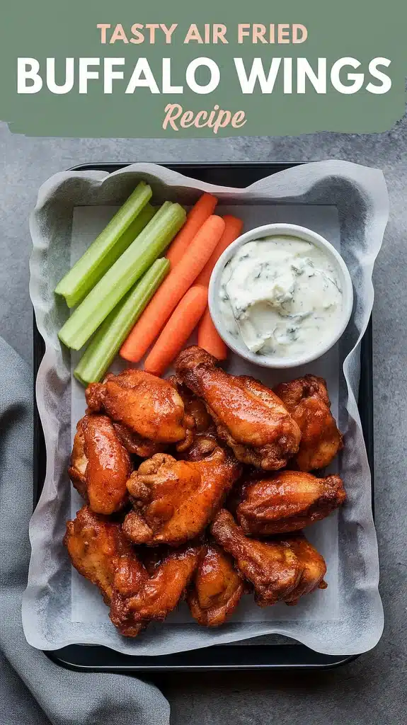 Crispy Air Fried Buffalo Wings Ready in 30 Minutes 1 Air Fried Buffalo Wings