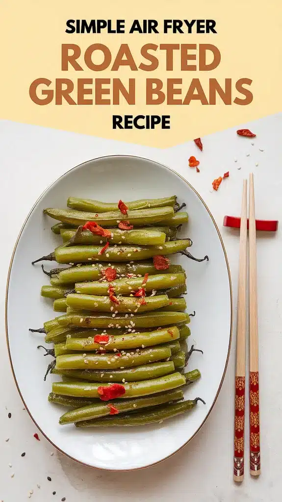Air Fryer Roasted Green Beans - Quick & Crispy 1 Air Fryer Roasted Green Beans
