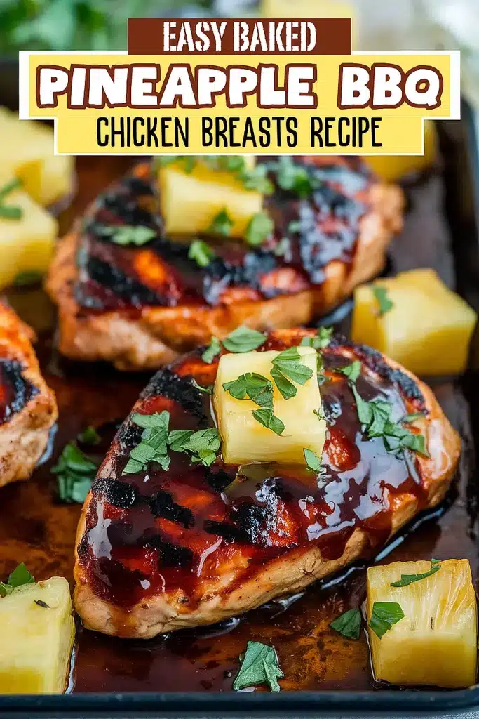 Baked Pineapple BBQ Chicken Breast Recipe