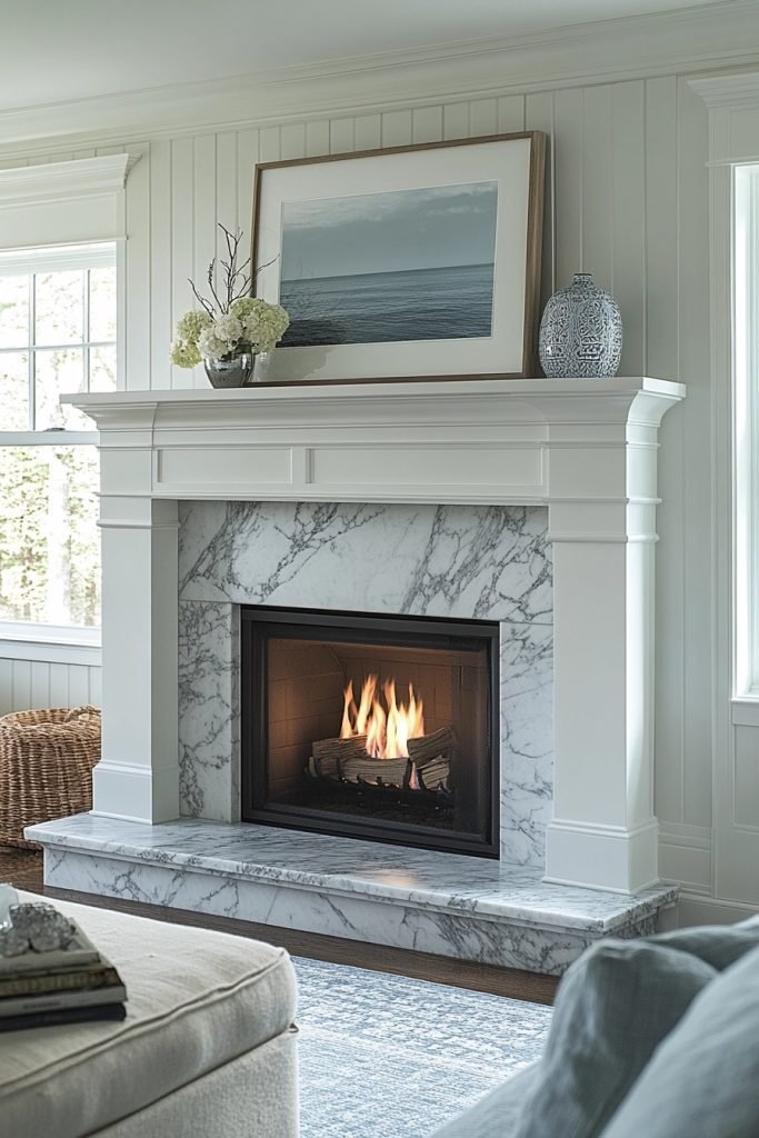 Beach House Fireplace