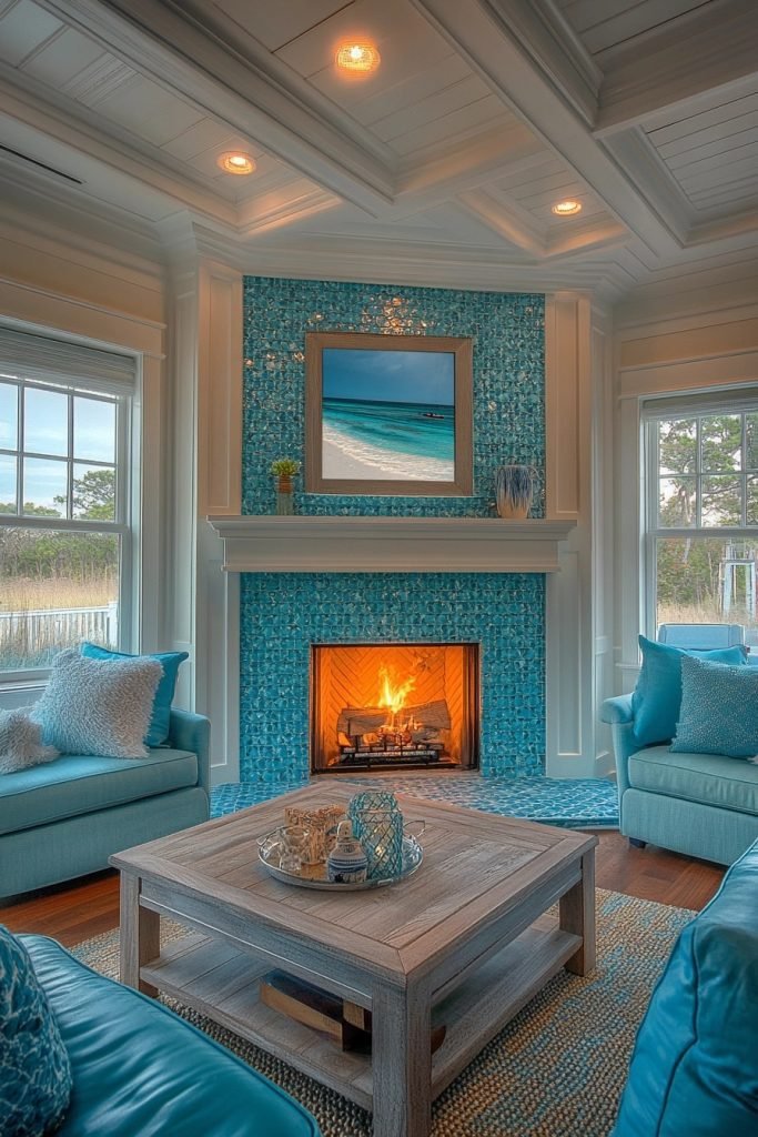 Blue Coastal Elegance