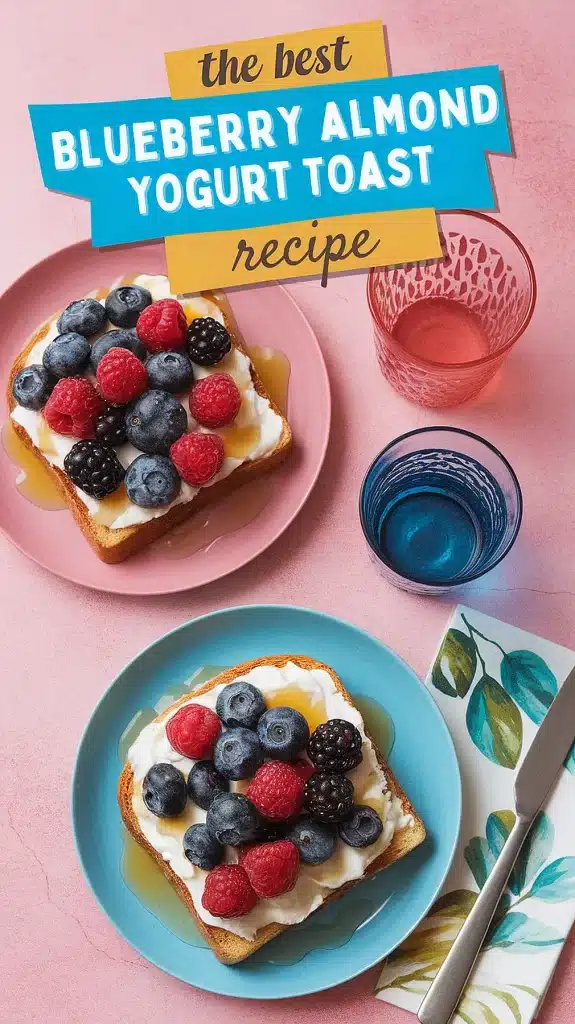 Blueberry Almond Yogurt Toast | Quick Breakfast Recipe 1 Blueberry Almond Yogurt Toast