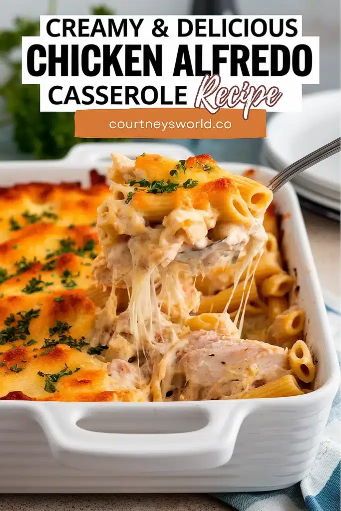 Easy Chicken Alfredo Casserole Recipe Delight 1 Chicken Alfredo Casserole Recipe