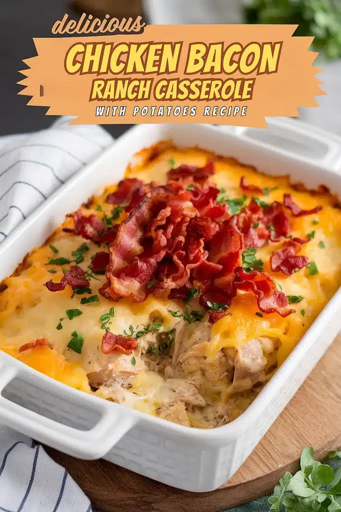 Chicken Bacon Ranch Casserole With Potatoes Recipe
