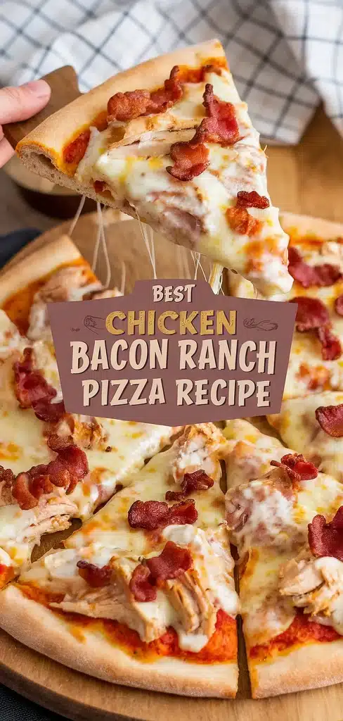 Chicken Bacon Ranch Pizza Recipe