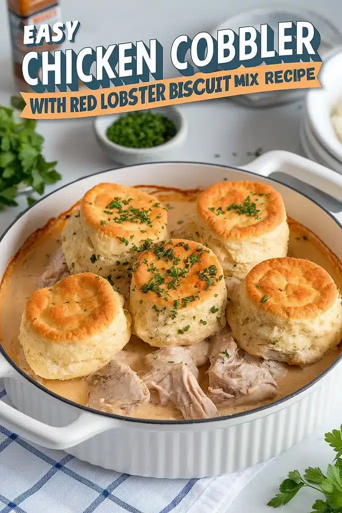Chicken Cobbler With Red Lobster Biscuit Mix Recipe
