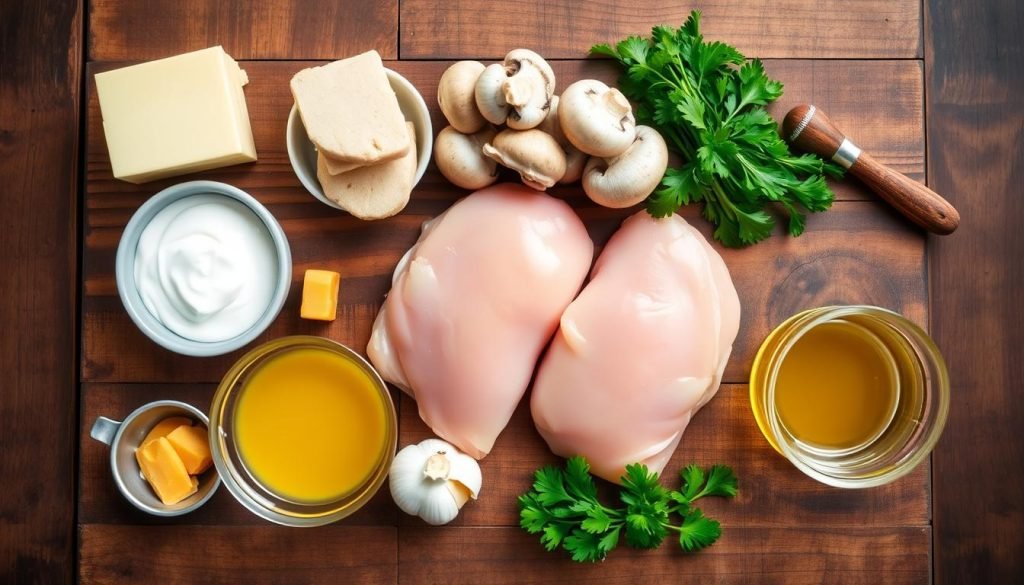 Chicken Diane ingredients list