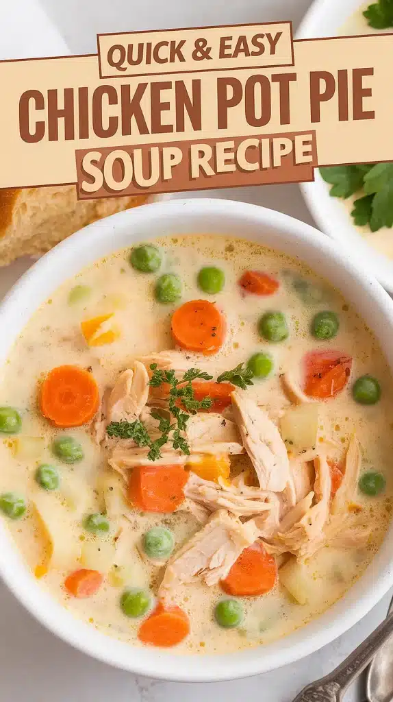 Chicken Pot Pie Soup Recipe