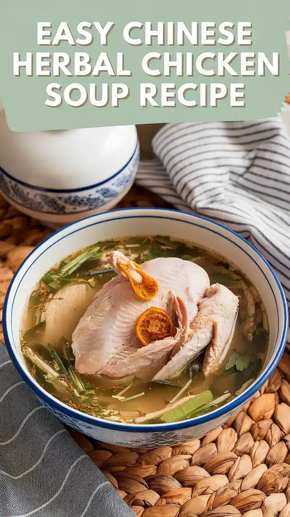 Chinese Herbal Chicken Soup