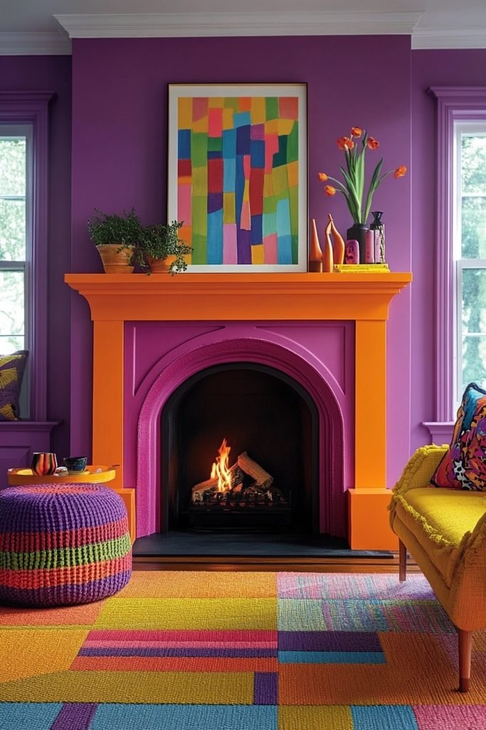 Color Block Mantle Styles