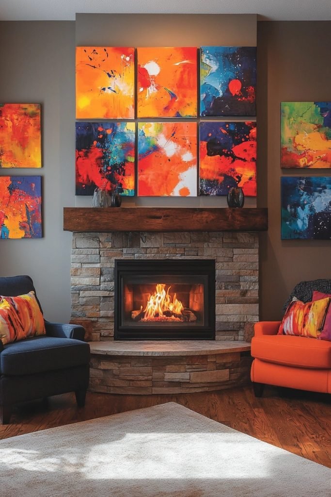 Contemporary Art Wall