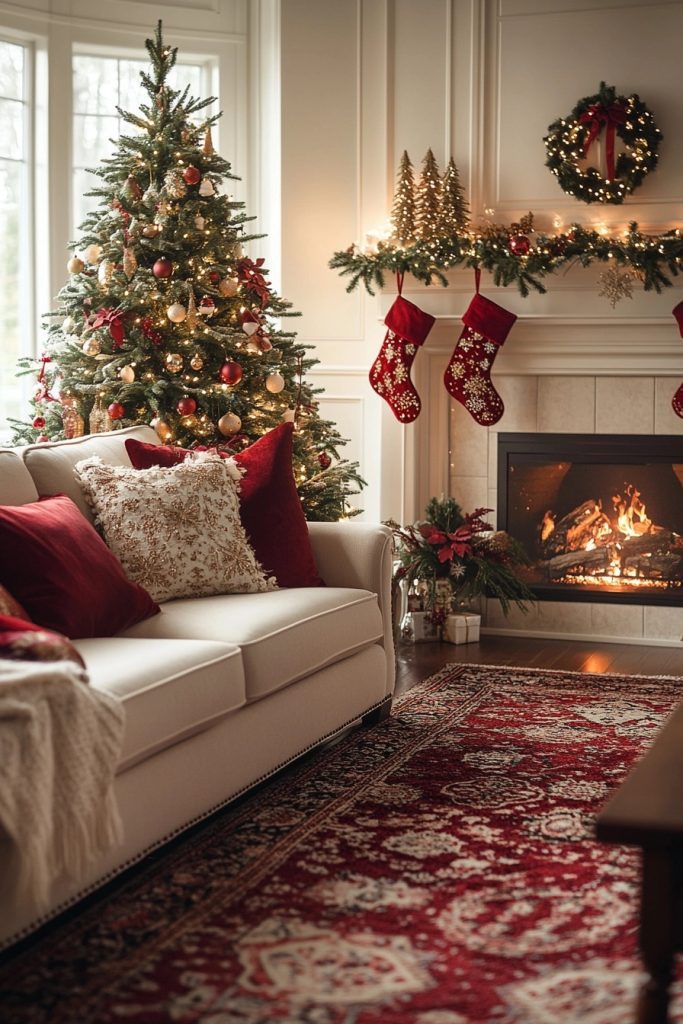 Cozy Christmas Living Room