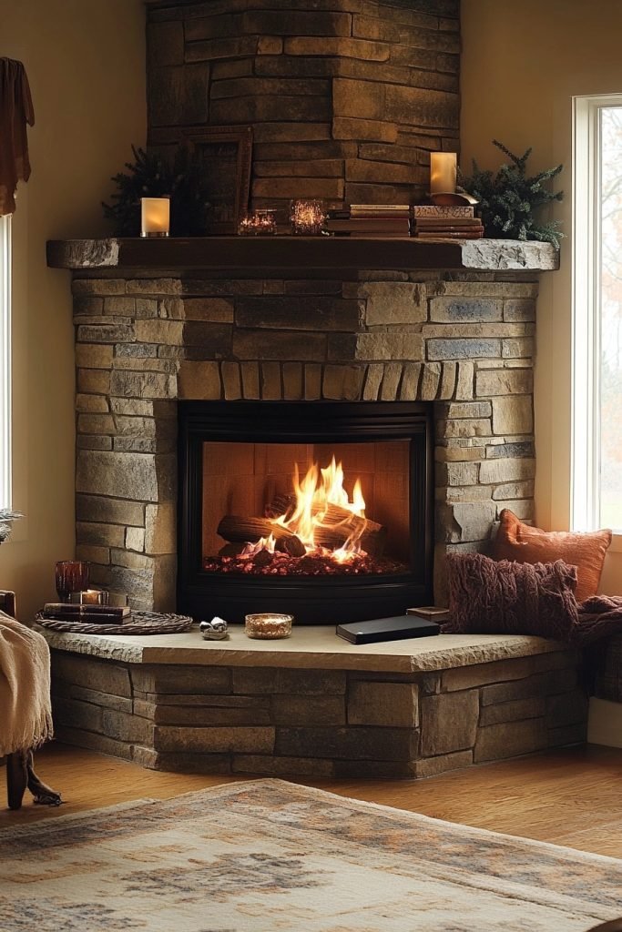 Cozy Corner Fireplace