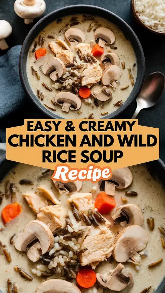 Creamy Chicken and Wild Rice Soup Recipe 1 Creamy Chicken and Wild Rice Soup