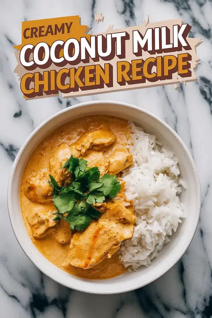 Creamy Coconut Milk Chicken Recipe | Easy Dinner 1 Creamy Coconut Milk Chicken Recipe