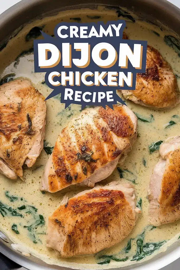 Creamy Dijon Chicken - Quick 30-Minute Dinner 1 Creamy Dijon Chicken
