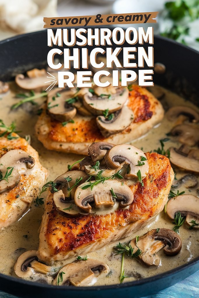 Creamy Mushroom Chicken Recipe