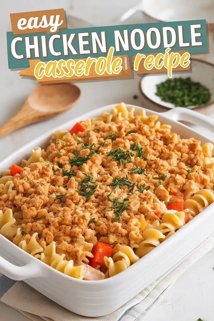 Easy Chicken Noodle Casserole Recipe
