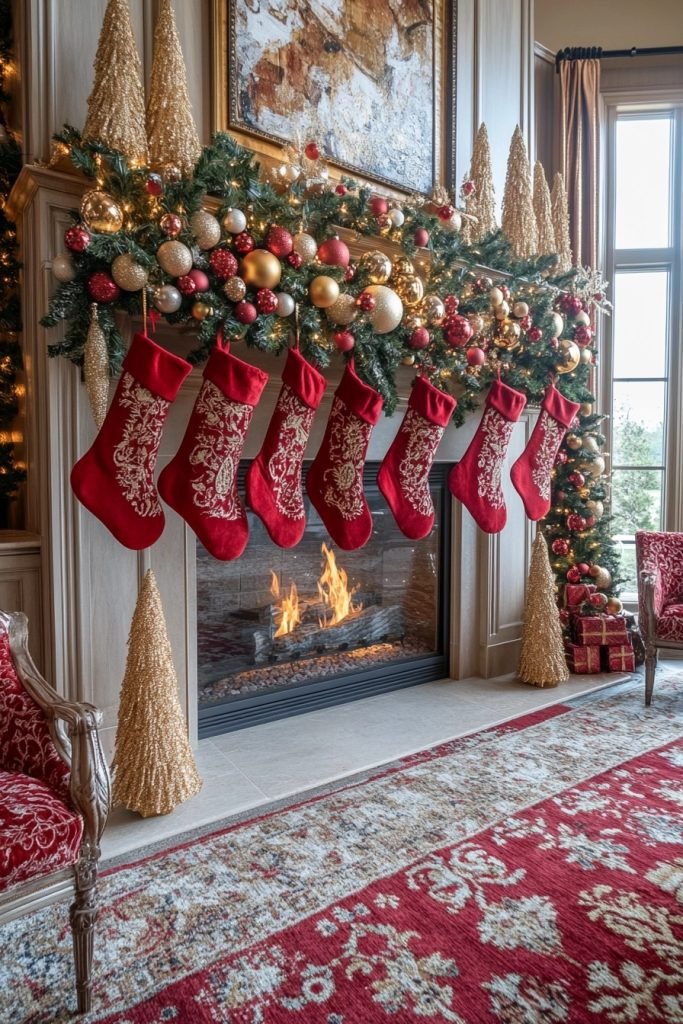 Festive Red and Gold