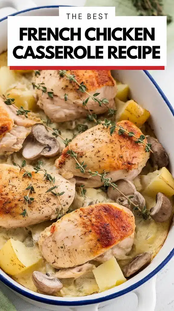Classic French Chicken Casserole Recipe 1 French Chicken Casserole Recipe
