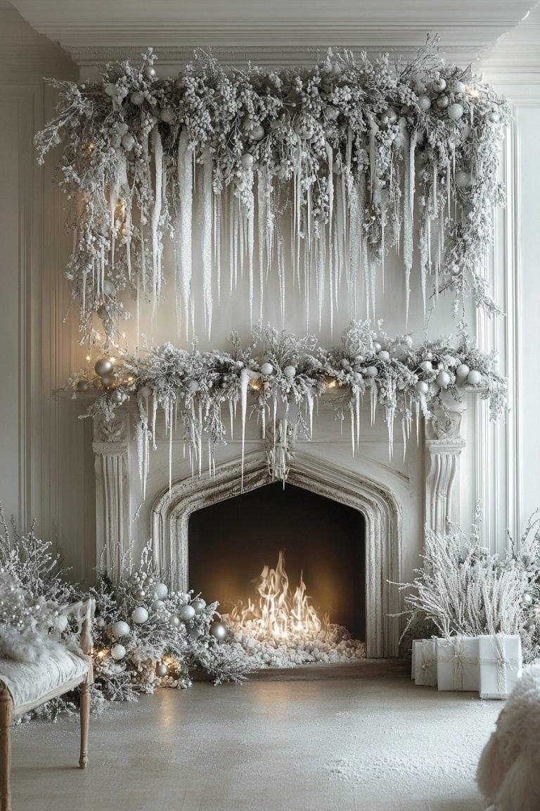 29 Fireplace Christmas Decorations To Make Your Holiday Shine — free download