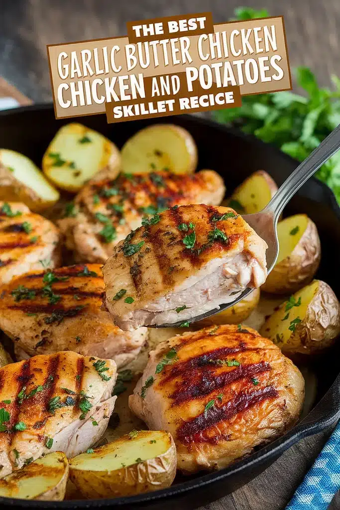 Garlic Butter Chicken And Potatoes Skillet Recipe