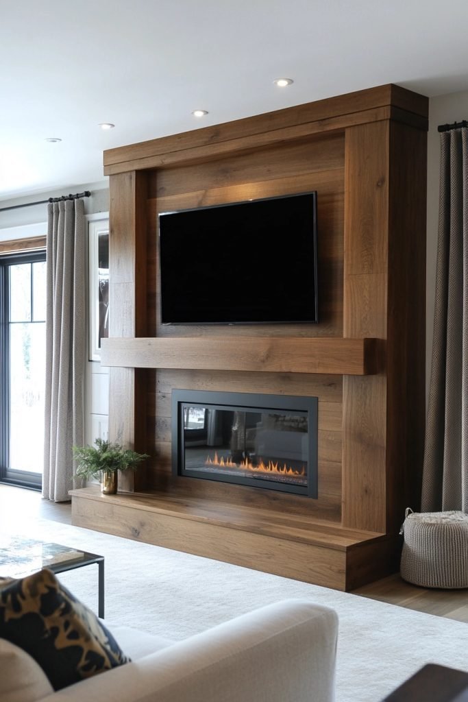 Mantle with Integrated Technology