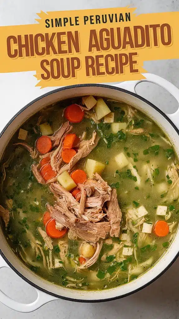 Peruvian Chicken Aguadito Soup