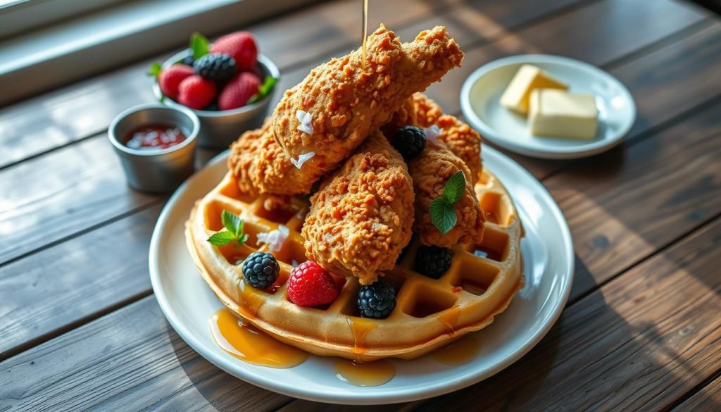 Serving Suggestions for Chicken and Waffles