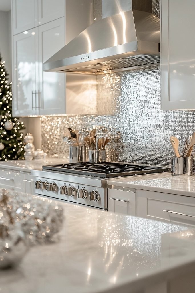 Sleek Silver Accents