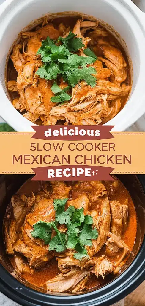 Slow Cooker Mexican Chicken Recipe